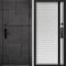Входная дверь Command doors Cyber tetris grey 30Б белый матовый