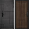 Входная дверь Command doors Cyber tetris grey 61 Темный дуб