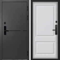 Входная дверь Command Doors Cyber Вектор 05 Белый матовый (новая)