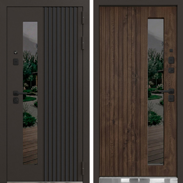 Входная дверь Command Doors Форте Браун Темный дуб