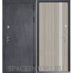 Входная дверь Command Doors Geometria New 6S Белая Лиственница