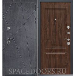 Входная дверь Command Doors Geometria New 61 Темный дуб