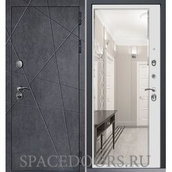 Входная дверь Command Doors Geometria New 116Z белый матовый