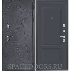 Входная дверь Command Doors Geometria New 05 Графит Серый