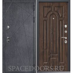 Входная дверь Command Doors Geometria New 17.02 Темный Дуб