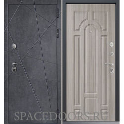 Входная дверь Command Doors Geometria New 17.02 Сандал Белый