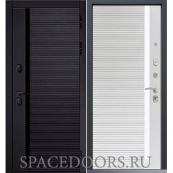 Входная дверь Command Doors Horizont 30Б белый матовый