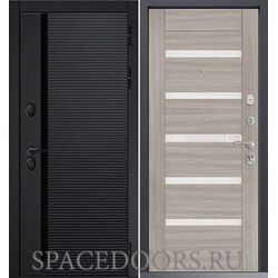 Входная дверь Command Doors Horizont 18SP Белая Лиственница