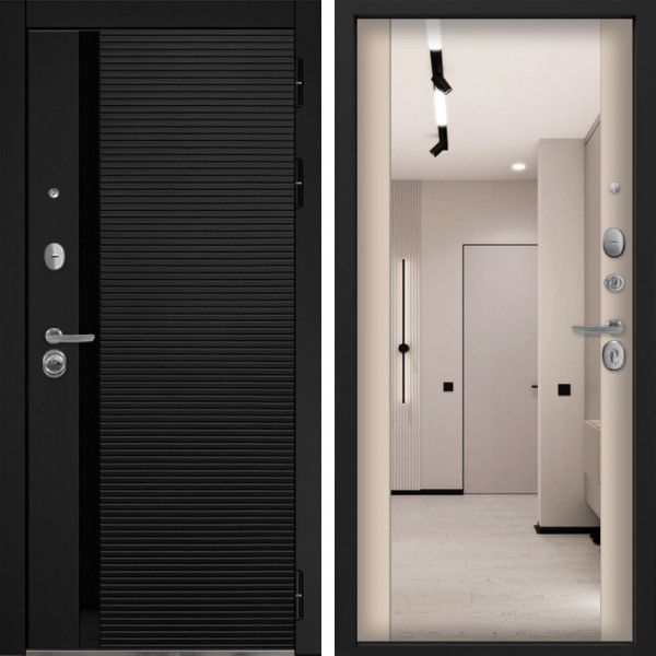 Входная дверь Command Doors Горизонт 3Z Капучино софт
