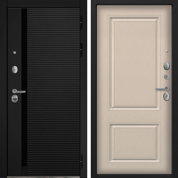 Входная дверь Command Doors Горизонт 61 Капучино софт