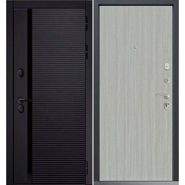 Входная дверь Command Doors Horizont 00 Белая лиственница
