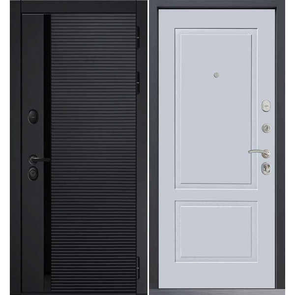 Входная дверь Command Doors Horizont 05 Белый матовый