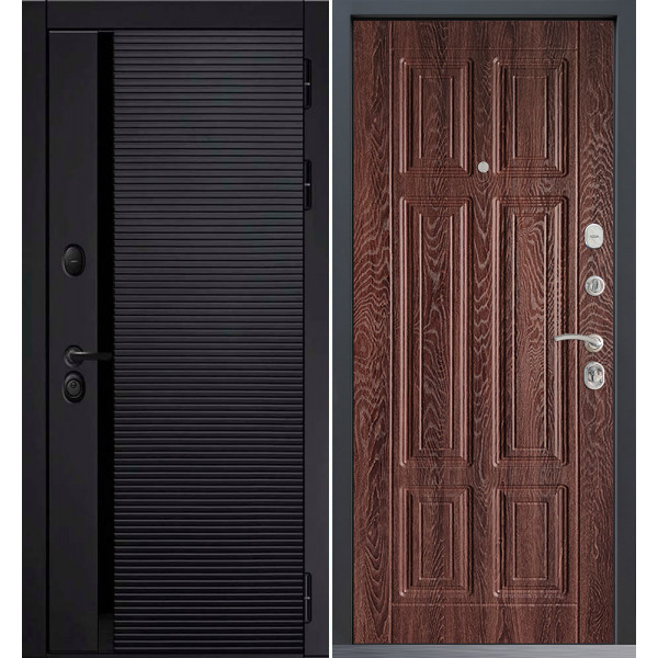 Входная дверь Command Doors Horizont 15 Дуб коньяк