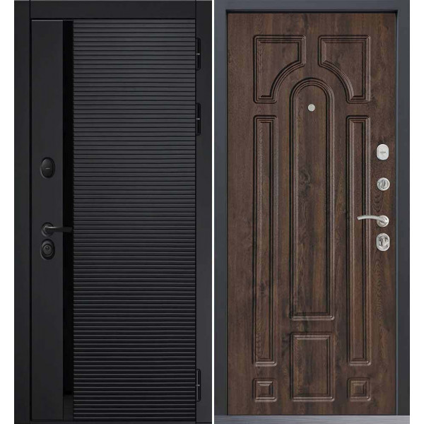Входная дверь Command Doors Horizont 17.02 Темный Дуб
