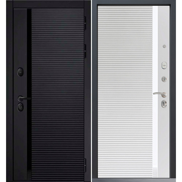 Входная дверь Command Doors Horizont 30Б белый матовый