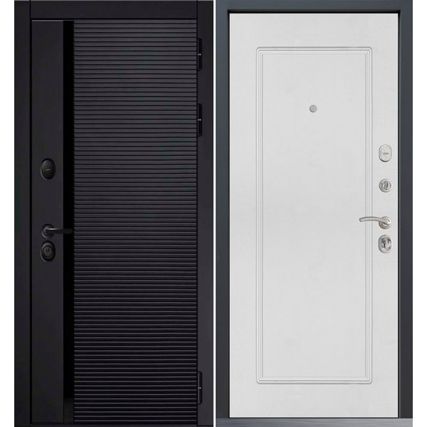 Входная дверь Command Doors Horizont 38.02 Белый матовый