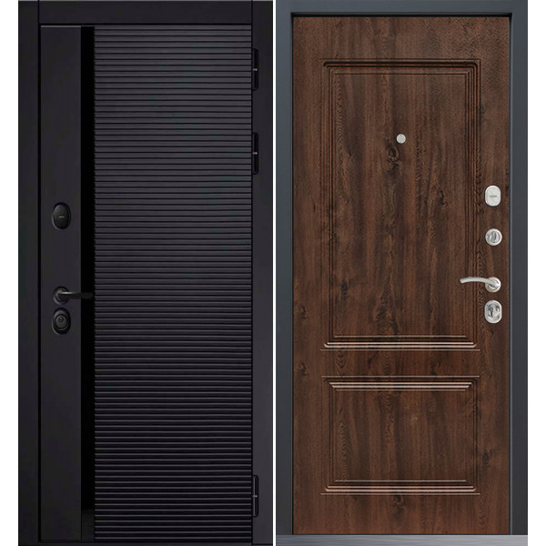 Входная дверь Command Doors Horizont 61 Темный дуб