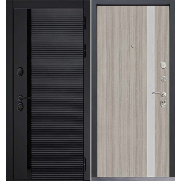 Входная дверь Command Doors Horizont 6S Белая Лиственница