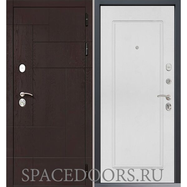 Входная дверь Command Doors Grafica 38.02 Белый матовый