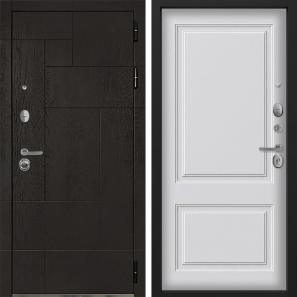 Входная дверь Command Doors Графика 05 Белый матовый (новая)