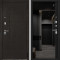 Входная дверь Command Doors Графика 116Z Черный кварц