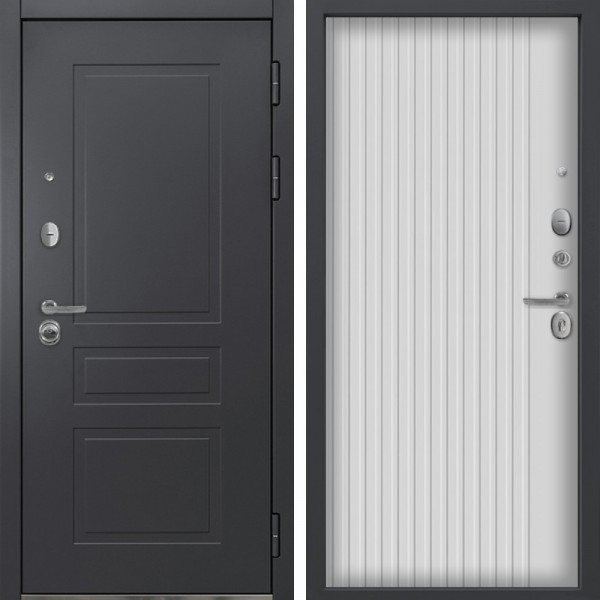 Входная дверь Command Doors Lord 03 Белый матовый