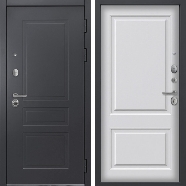 Входная дверь Command Doors Lord 05 Белый матовый (новая)