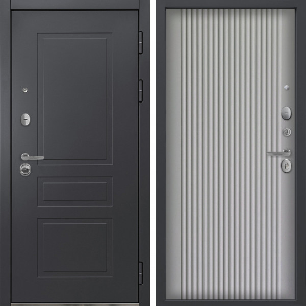 Входная дверь Command Doors Lord 11 Грей софт