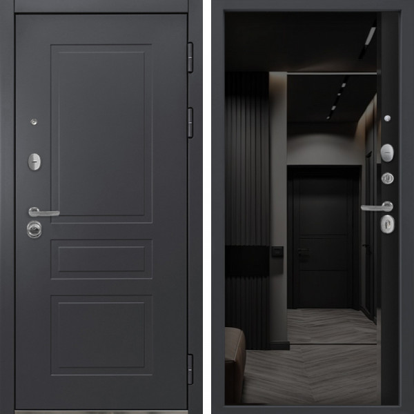 Входная дверь Command Doors Lord 116Z Черный кварц