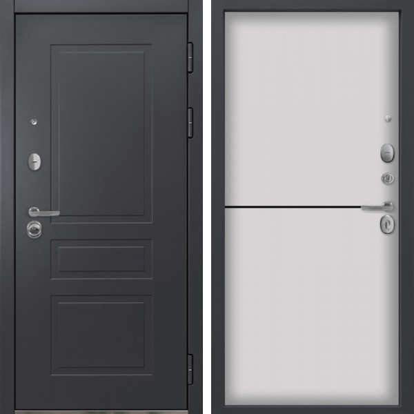 Входная дверь Command Doors Lord 12 Белый матовый
