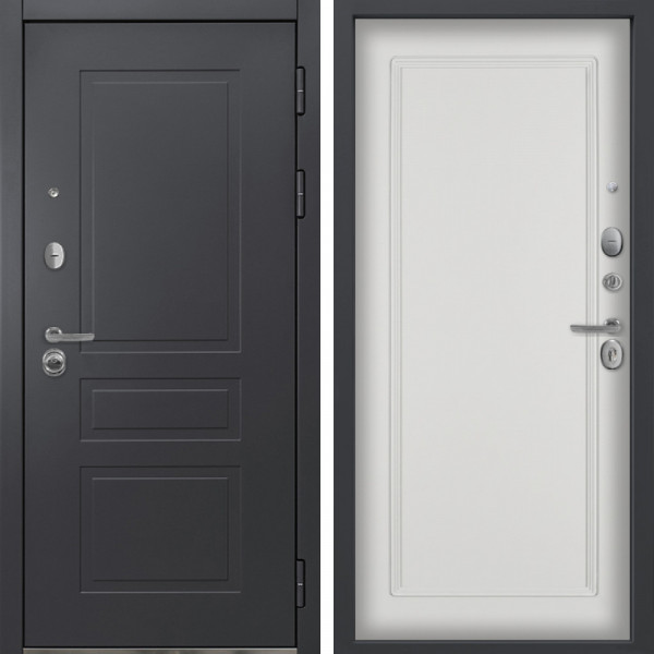 Входная дверь Command Doors Lord 38 Белый матовый