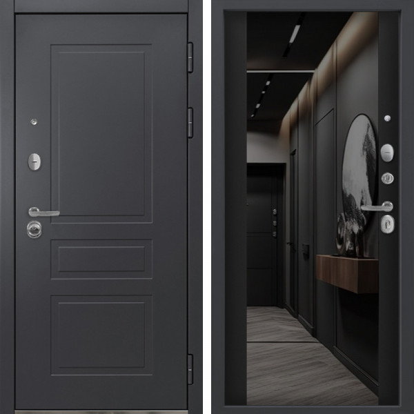 Входная дверь Command Doors Lord 3Z Черный кварц