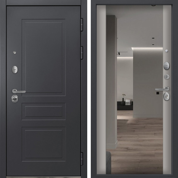 Входная дверь Command Doors Lord 3Z Грей софт