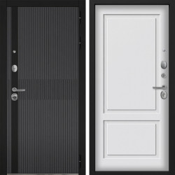 Входная дверь Command Doors Матрикс Грей 05 Белый матовый