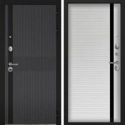 Входная дверь Command Doors Матрикс Грей 30B Белый матовый