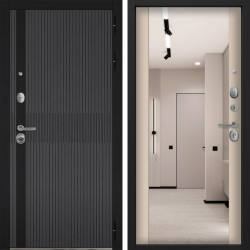 Входная дверь Command Doors Матрикс Грей 3Z Капучино софт