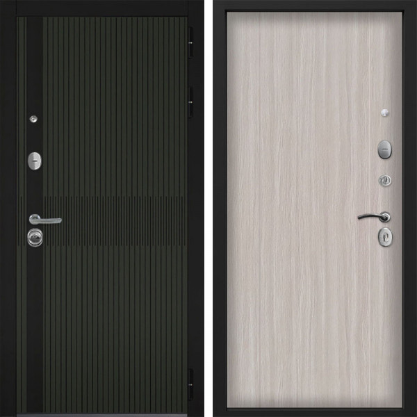 Входная дверь Command doors matrix oliva 00 Белая лиственница