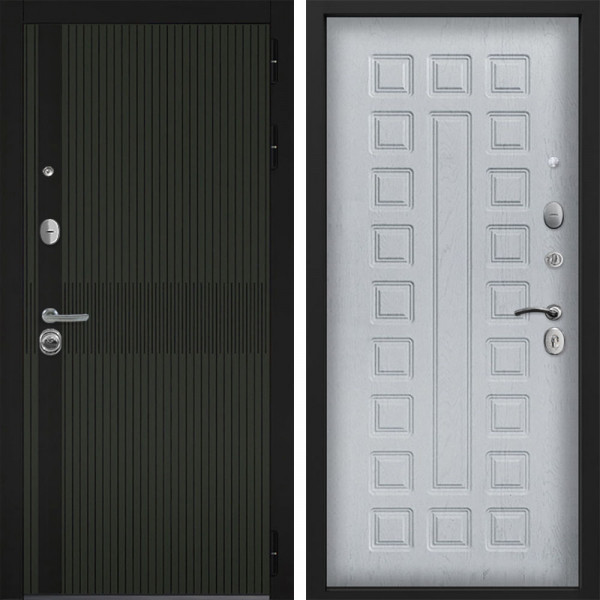 Входная дверь Command doors matrix oliva 01 альберо браш грей