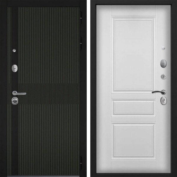 Входная дверь Command doors matrix oliva 02 Белый Матовый