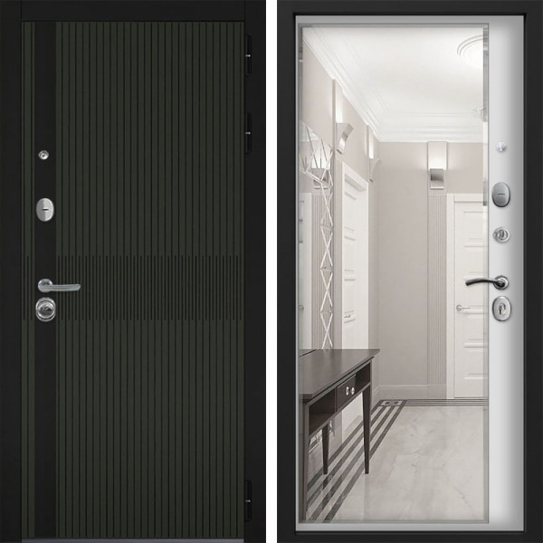 Входная дверь Command doors matrix oliva 116Z белый матовый