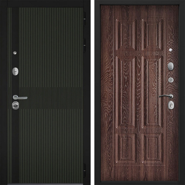 Входная дверь Command doors matrix oliva 15 Дуб коньяк