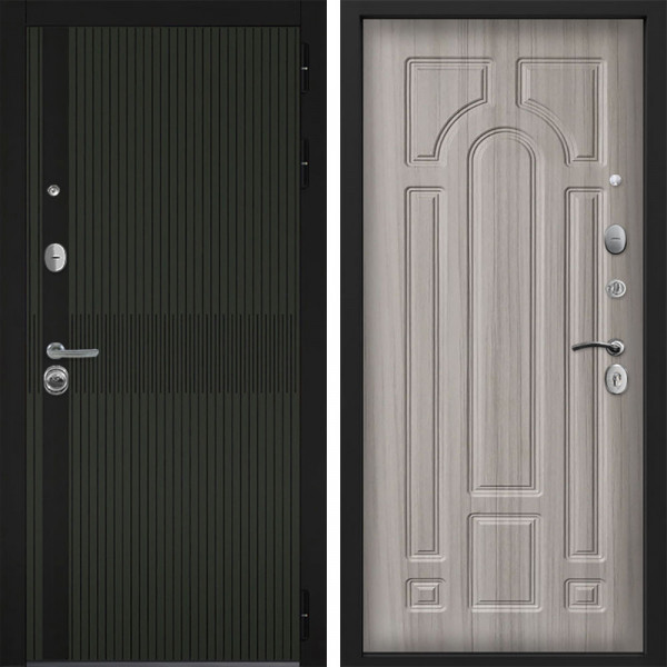 Входная дверь Command doors matrix oliva 17.02 Сандал Белый