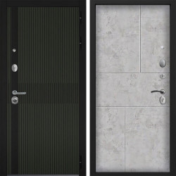 Входная дверь Command doors matrix oliva 38 Бетон молочный