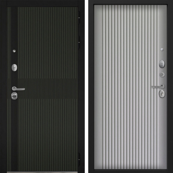 Входная дверь Command Doors Matrix oliva 11 Грей софт