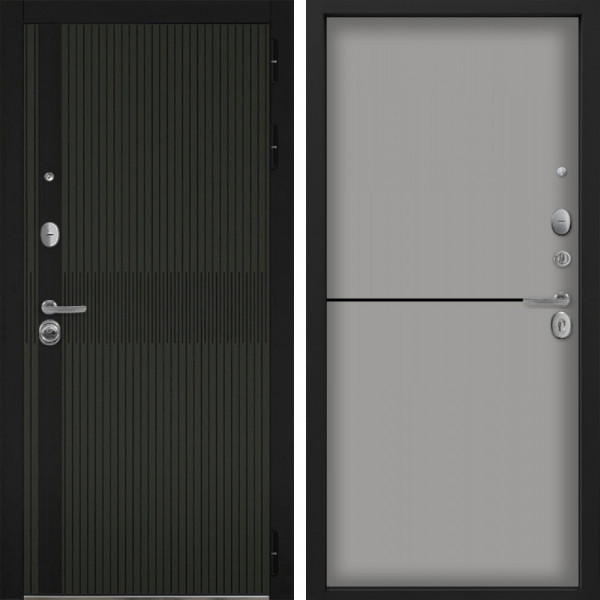 Входная дверь Command Doors Matrix oliva 12 Грей софт