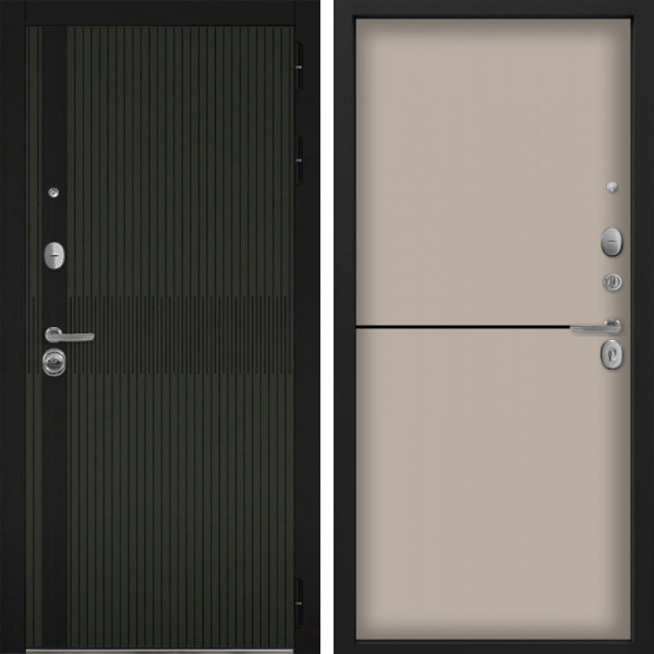 Входная дверь Command Doors Matrix oliva 12 Капучино софт