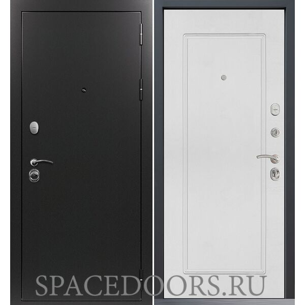 Входная дверь Command Doors Патриот графит 38.02 Белый матовый