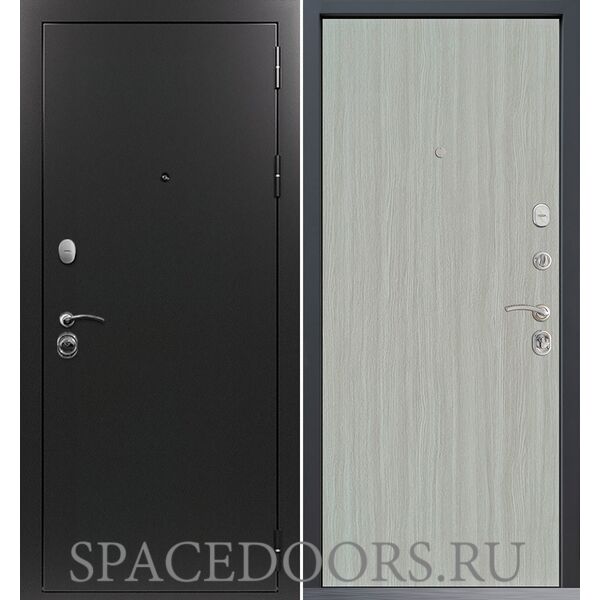 Входная дверь Command Doors Патриот графит 00 Белая лиственница