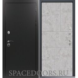 Входная дверь Command Doors Патриот графит 38 Бетон молочный