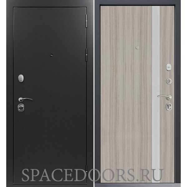 Входная дверь Command Doors Патриот графит 6S Белая Лиственница